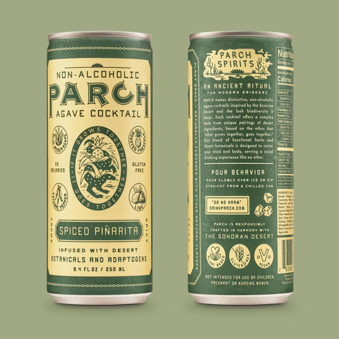 PARCH Spiced Piñarita Non-Alc Agave Cocktail - 24 Cans