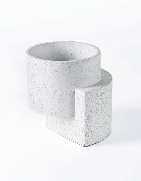 Platform Planter Medium - White