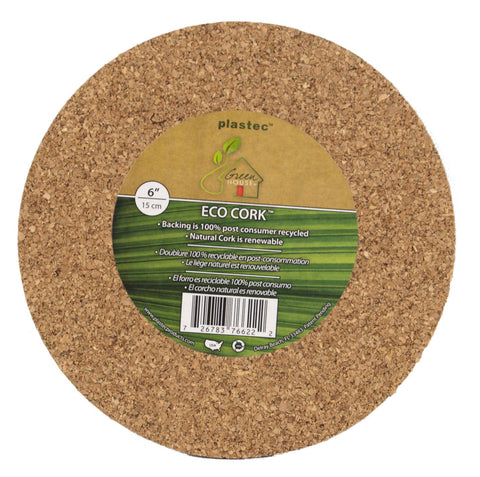 Eco Cork Mat 6"