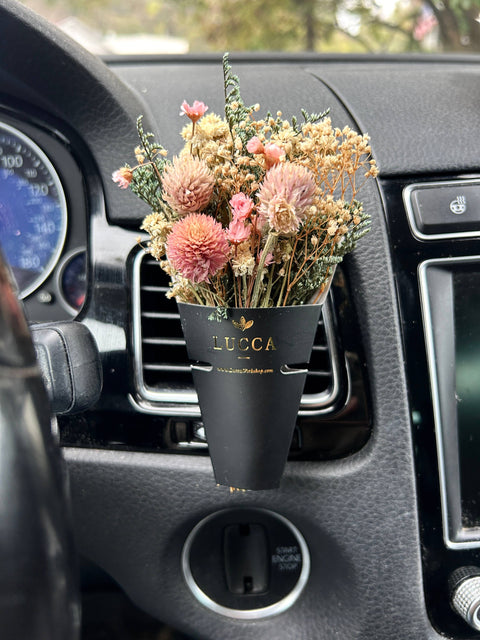 Nontoxic Floral Car Air Freshener: Amber & Chamomile & Vanilla