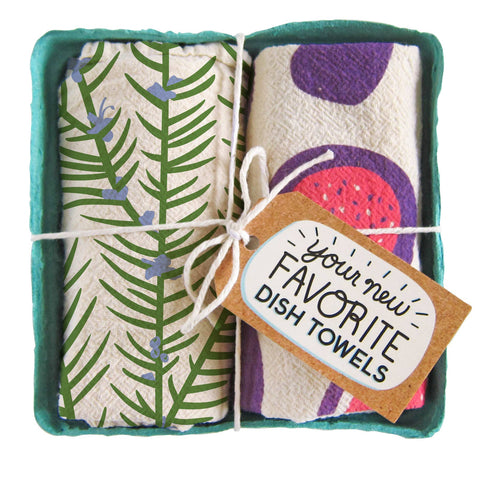 ROSEMARY & FIG (Rosemary, Fig) - Tea Towel Set of 2