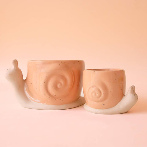 Snail Planter | Sunset: S