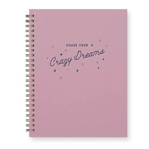 Crazy Dreams Journal: Lined Notebook - Thistle: Thistle Cover | Deep Blue Ink