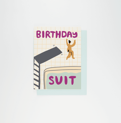 Birthday Suit Card - Case Pack of 6 Cards