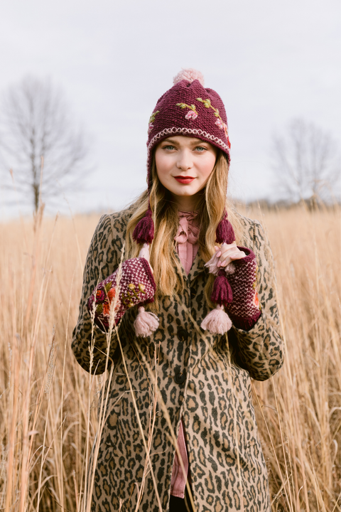 Marigold Earflap: Plum