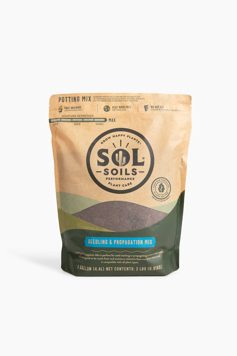 Soil (1Gal) Seedling & Propagation Mix: 1 Gallon (4 quarts)