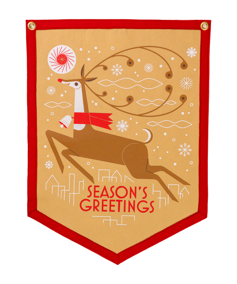 Season's Greetings Camp Flag • Invisible Creature x Oxford Pennant