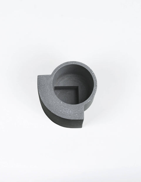 Platform Planter Small - Terrazzo - Graphite