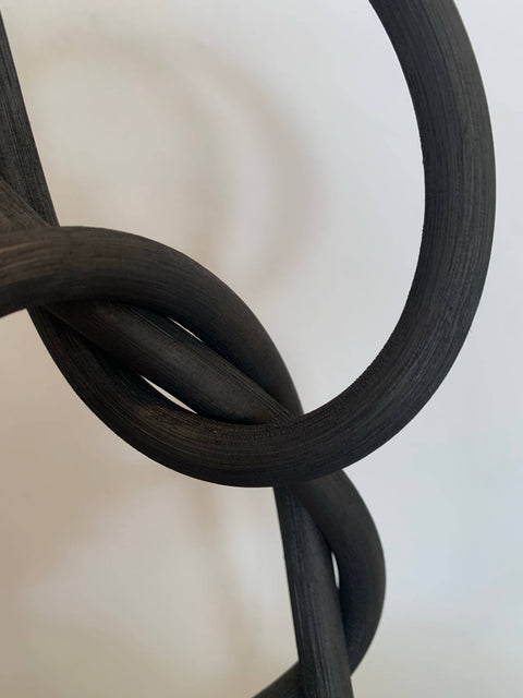 Small Knots: Natural / Double Knot ~12-14" / Standing with Base
