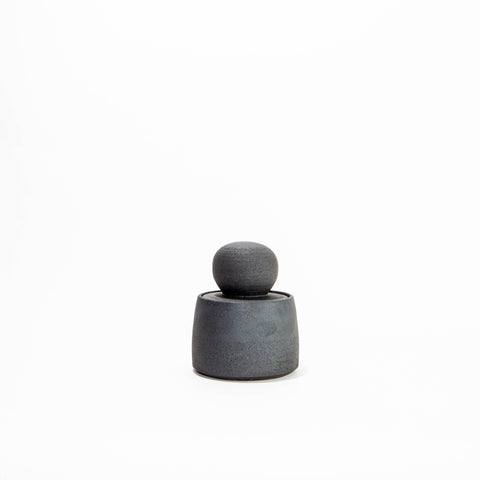 Charcoal Black Stash Jars: Large
