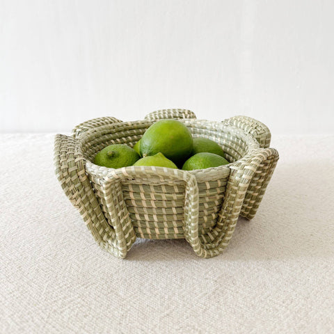 Serpent Sweetgrass Basket: Medium