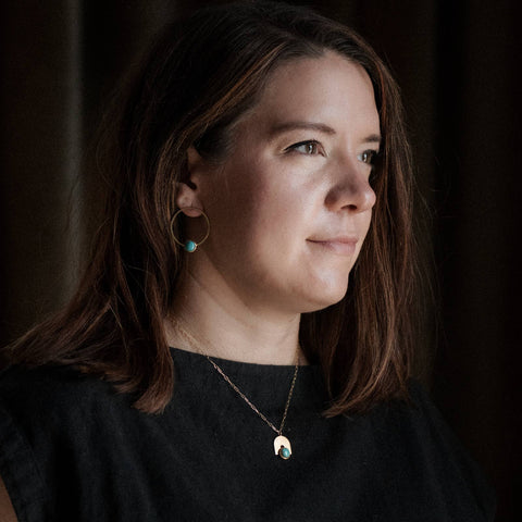 Bali Necklace // Turquoise // Demi-Fine Gold