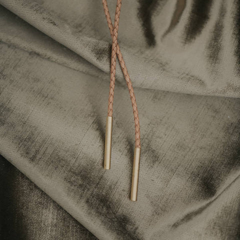 Rimini Bolo Tie: Black / Turquoise