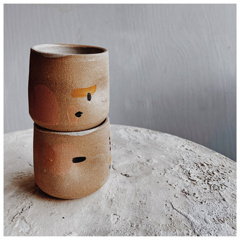 Pinch cup: Painted Exterior