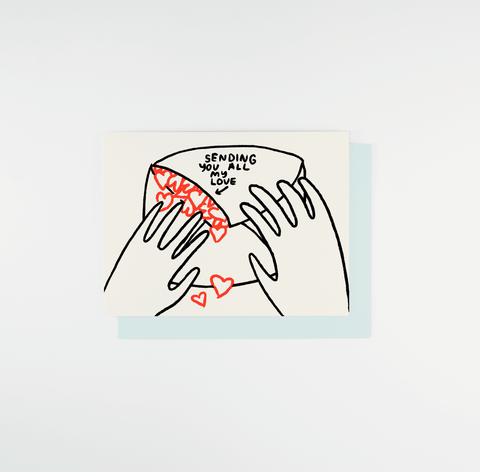 Sending You All My Love Card - Case Pack of 6 Cards