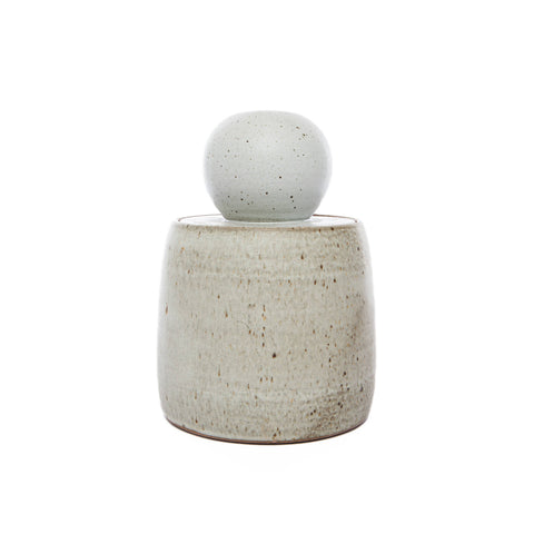 Alabaster White Stash Jars: Mini