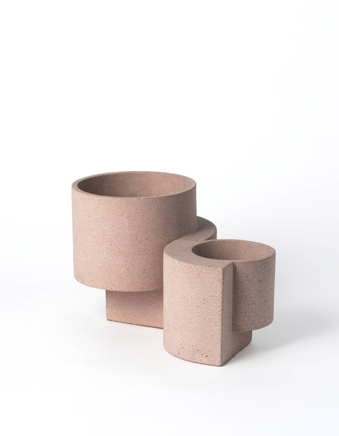Platform Planter Medium- Coral