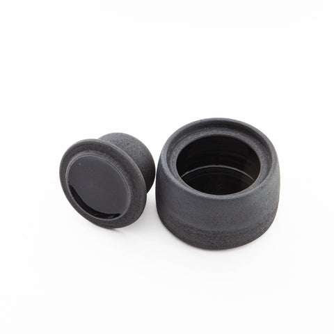 Charcoal Black Stash Jars: Medium