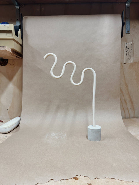 Small Knots: Natural / Double Knot ~12-14" / Standing with Base