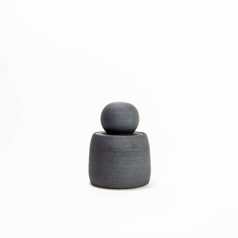 Charcoal Black Stash Jars: Medium