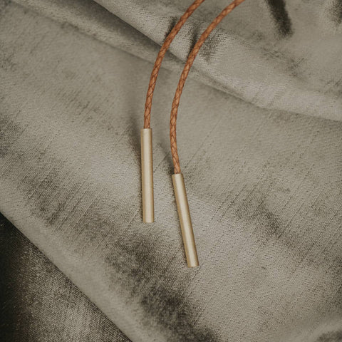 Tulum Bolo Tie: Black / Turquoise