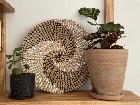 Small Ceramic Planter: White