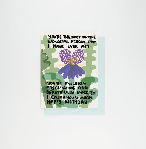 I Enjoy You Card - Case Pack of 6 Cards