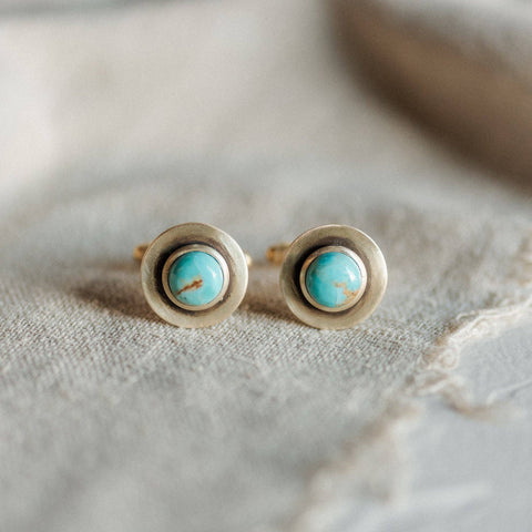 Gibbon Cufflinks // Turquoise
