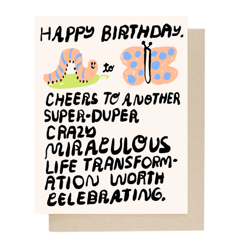 Birthday Transformation - Case Pack of 6 Cards