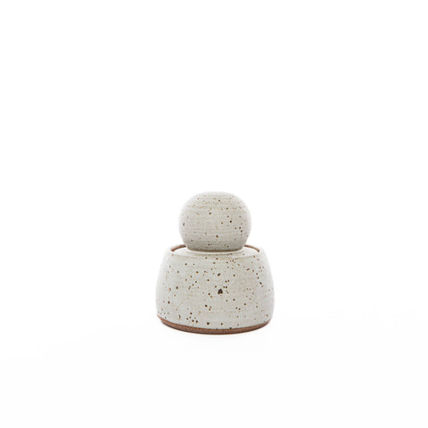 Alabaster White Stash Jars: Mini