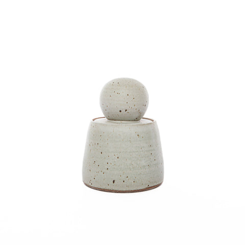 Alabaster White Stash Jars: Medium