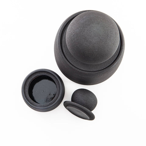 Charcoal Black Stash Jars: Mini