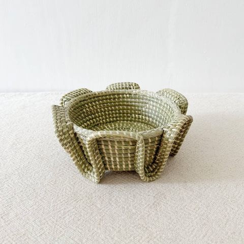 Serpent Sweetgrass Basket: Large
