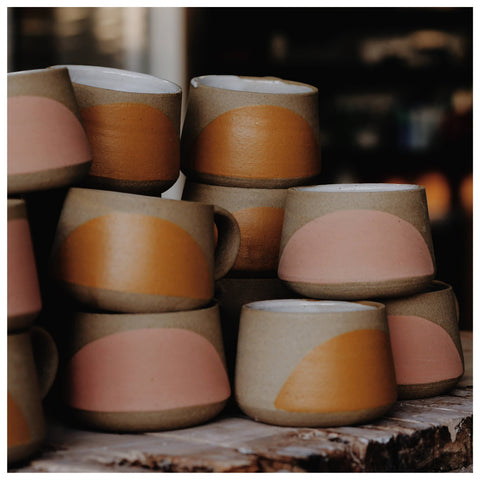 Desert Sunrise Mug: Coral
