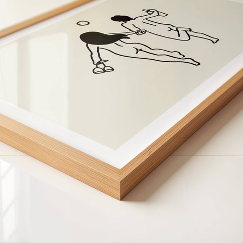 Wine Lovers Minimal Art Print: Large
